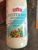 Mängden socker i Salat Dressing Sylter Art