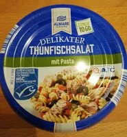 Mängden socker i Delikate Thunfischsalat mit Pasta