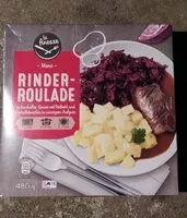 Mängden socker i Rinder Roulade mit Rotkohl und Kartoffelwürfeln mit Sauce
