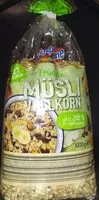 Mängden socker i Früchte Müsli Vollkorn