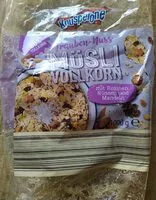 Mängden socker i Müsli Vollkorn