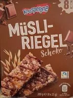 Mängden socker i Müsliriegel Schoko