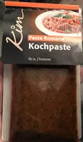 Mängden socker i Pasta Romana Kochpaste