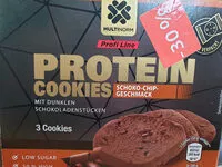 Mängden socker i Profi Line Protein Cookies Schoko-Chip Geschmack