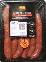 Mängden socker i Mergues Grobe Bratwurst
