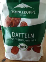Mängden socker i Datteln softfrüchte