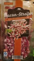 Mängden socker i Bacon-streifen Speck
