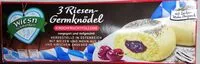 Mängden socker i 3 Riesen-Germknödel - Kirschfruchtfüllung