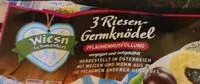 Mängden socker i 3 Riesen-Germknödel - Pflaumenmusfüllung