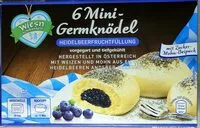 Mängden socker i 6 Mini-Germknödel - Heidelbeerfruchtfüllung