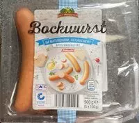 Mängden socker i Bockwurst im Naturdarm, geräuchert