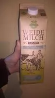 Mängden socker i Weidemilch 3,5% Fett