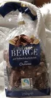 Mängden socker i Erdnussberge mit Vollmilchschokolade