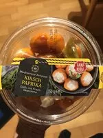 Mängden socker i Mediterrane Antipasti - Gelbe Kirschpaprika mit Frischkäse