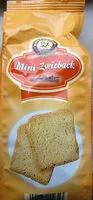 Mängden socker i Mini-Zwieback