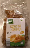 Mängden socker i Bio Rigatoni Zitronen