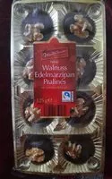 Mängden socker i Edelmarzipan-Walnuss-Pralinen - Zartbitterschokolade