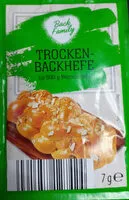 Mängden socker i Trockenbackhefe