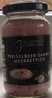 Mängden socker i Preiselbeer-Sahne-Meerrettich