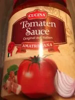 Mängden socker i Tomatensoße mit Speck