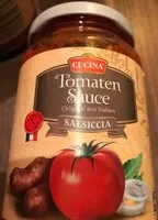 Mängden socker i Tomatensauce salsiccia