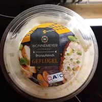 Mängden socker i Brotaufstrich - Geflügel mit Mandarinen und Ananas
