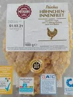 Mängden socker i Hähnchen-Innenfilet, paniert