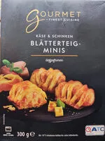 Mängden socker i Blätterteig-Minis - Käse & Schinken