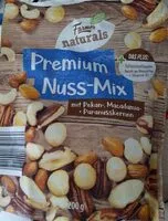 Mängden socker i Premium Nuss-Mix mit Pekan-, Macadamia- und Paranusskernen