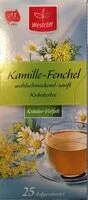 Mängden socker i Kamille-Fenchel