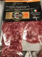 Mängden socker i Salami italiani alla cacciatora dop