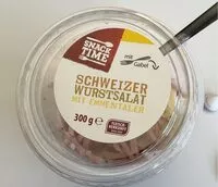 Mängden socker i Schweizer Wurstsalat mit Emmentaler