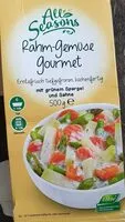 Mängden socker i Rahm Gourmet Gemüse