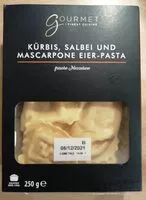 Mängden socker i Frische Mezzelune mit Kürbis, Salbei und Mascarpone