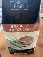 Mängden socker i Brauner Rohrzucker