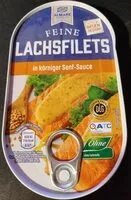 Mängden socker i Lachsfilet Senf