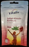 Mängden socker i Salbei-Kirsch-Bonbons