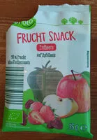 Mängden socker i Frucht Snack Erdbeere auf Apfelbasis