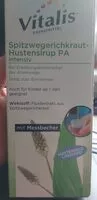 Mängden socker i Spitzwegeichkraut-Hustensirup PA