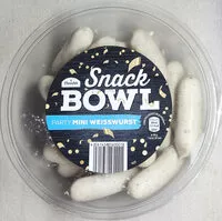 Mängden socker i Snack Bowl - Party-Mini-Weißwurst