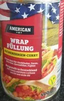 Mängden socker i American Wrap Füllung Kichererbsen-Curry