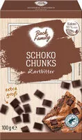 Mängden socker i Schokolade Chunks Zartbitter