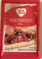 Mängden socker i Tortenguss rot