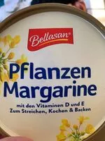 Mängden socker i Pflanzen Margarine