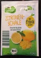 Mängden socker i Zitronenschale