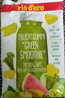 Mängden socker i Fruchtgummi "Green Smoothie"