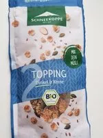 Mängden socker i Topping Dinkel u. Kerne
