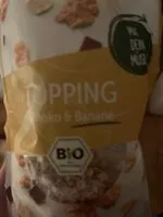 Mängden socker i Topping Schoko & Banane