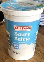 Mängden socker i Saure Sahne, stichfest, 10% Fett