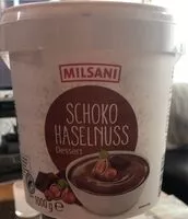 Mängden socker i Schoko-Haselnuss Dessert